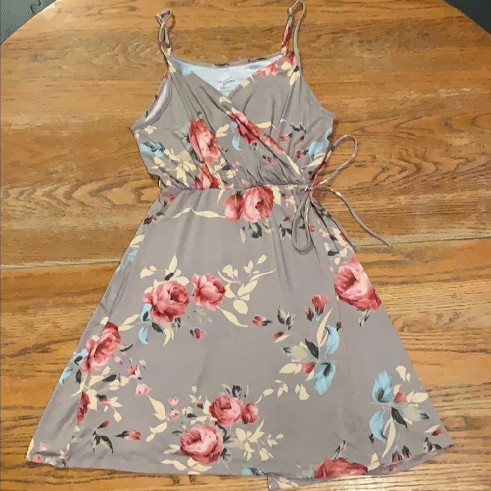 Floral Slit Dress